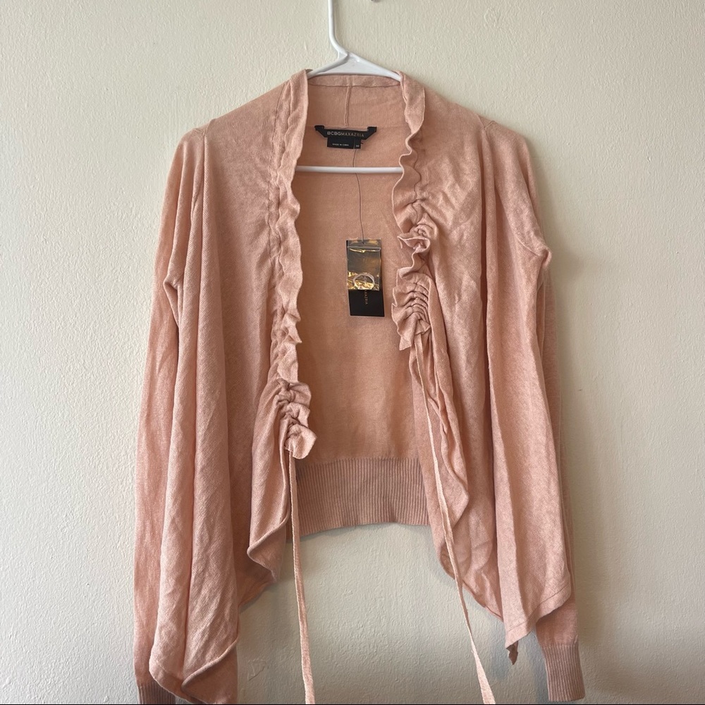 Bcbg Maxazria coral light pink jacket